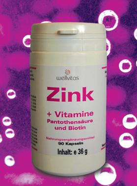 Zink Kapseln + Vitamin B5 + Biotin