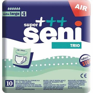 Super Seni Trio - hohe Saugstärke - Größe XL - 10 Stk. 