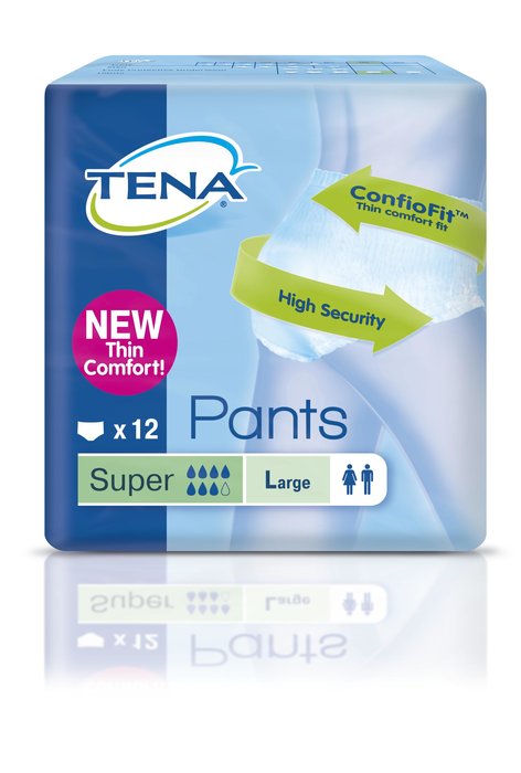 TENA Pants SUPER L (large) / 12 Stück