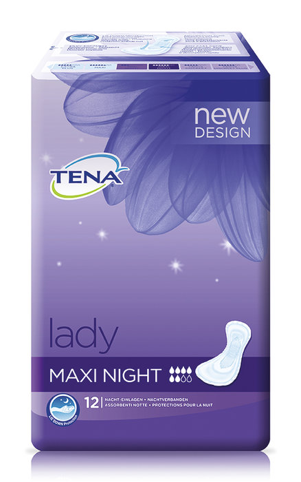 TENA Lady Maxi Night - für die Nacht - 6 x 12 Stk.
