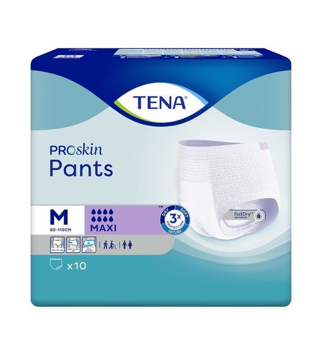TENA Pants Maxi - M (Medium) - 4 x 10 Stk. - Einweghose - Sonderpreis