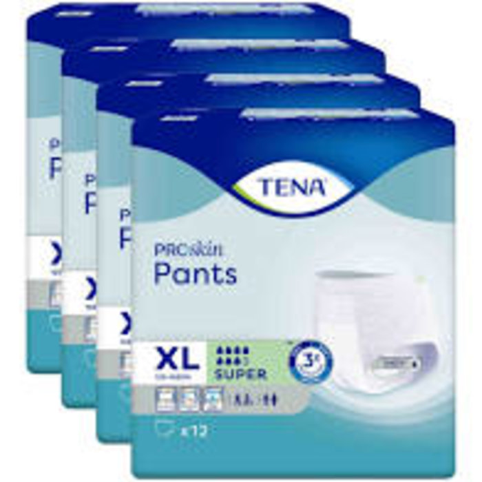 TENA Proskin Pants ProSkin SUPER XL (x-large) - 4 x 12 Stk.