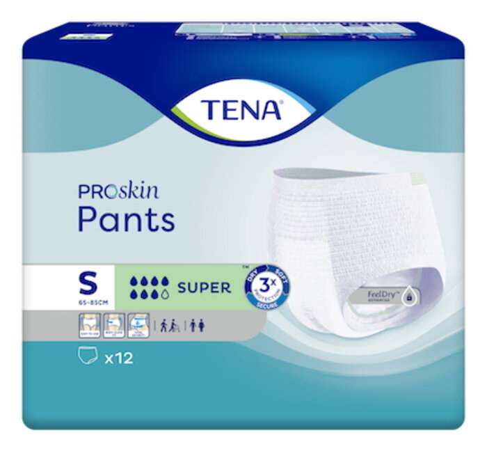 TENA Pants Proskin Super S (small) / 4 x 12 Stück - ConfioFit