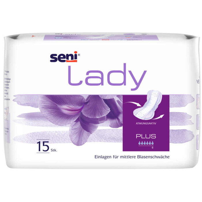 Seni Lady Plus - atmungsaktiv - Inhalt: 16 x 15 Stück