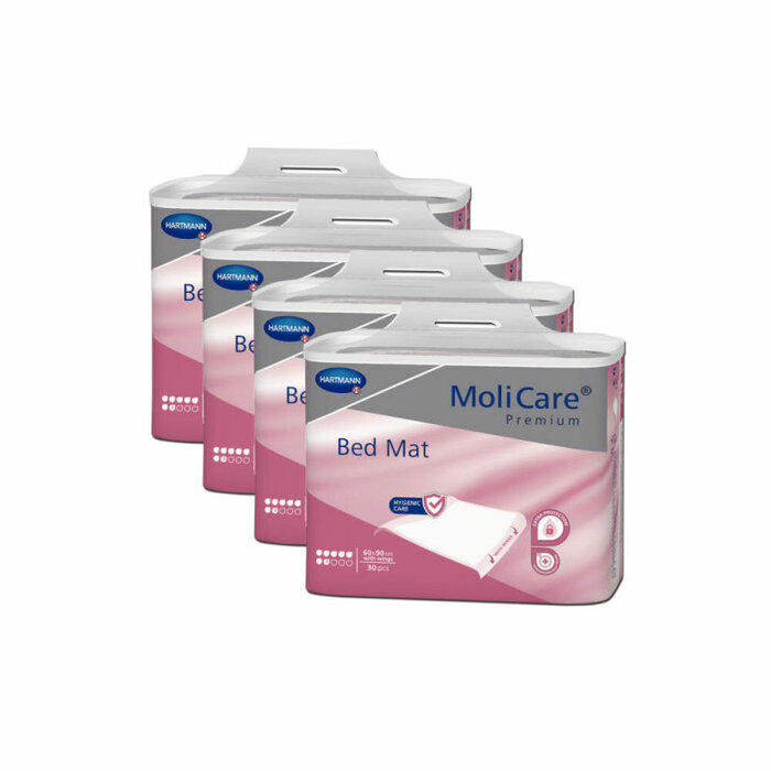 MoliCare Bettunterlagen - Premium Bed Mat 7Tr 60x90- 4 x 30 Stück
