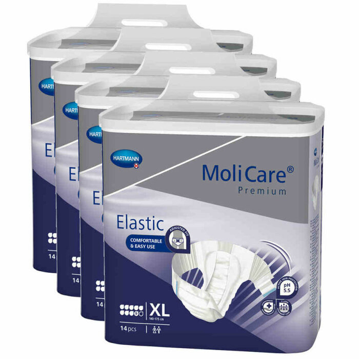 MoliCare Premium Elastic Slip (9Tropfen) 4 x 14 Stk.- Gr. XL (X-Large)