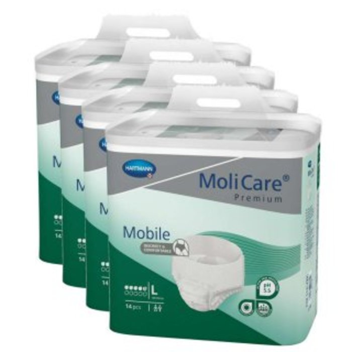 MoliCare Premium Mobile 5 Tropfen Gr. XL (Extra Large) - 4 x 14 Stk
