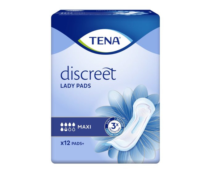TENA Lady Discreet MAXI Einlagen - 12 x 12 Stk
