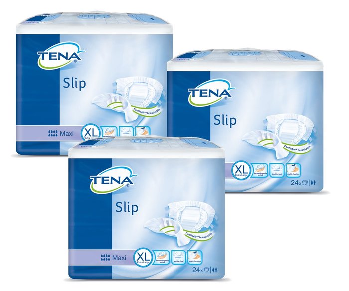 Tena Slip Maxi (XL) Extra-Large - 3 x 24 Stück