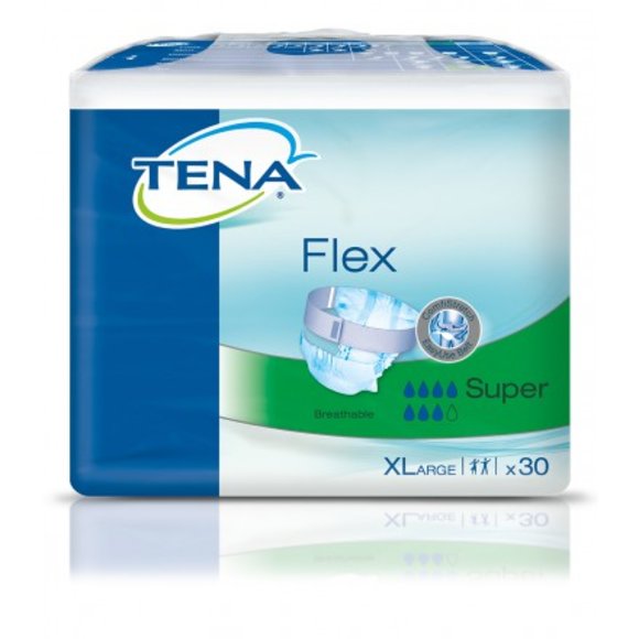 TENA Flex Super XL (Extra-Large) Größe 4 / 3 x 30 Stück