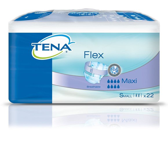TENA Flex Maxi S (Small) Größe 1 - 3 x 22 Stück (66 Stk.)