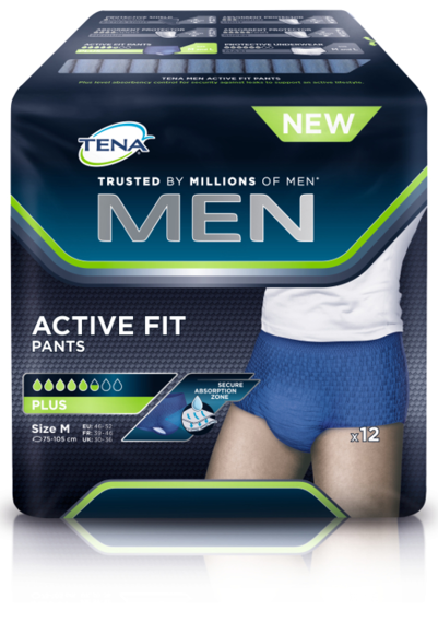 TENA MEN Active Fit Pants PLUS M - 4 x 12 Stk.