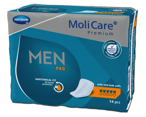 MoliCare Premium MEN PAD 5 Tropfen - 12 x 14 Stk.