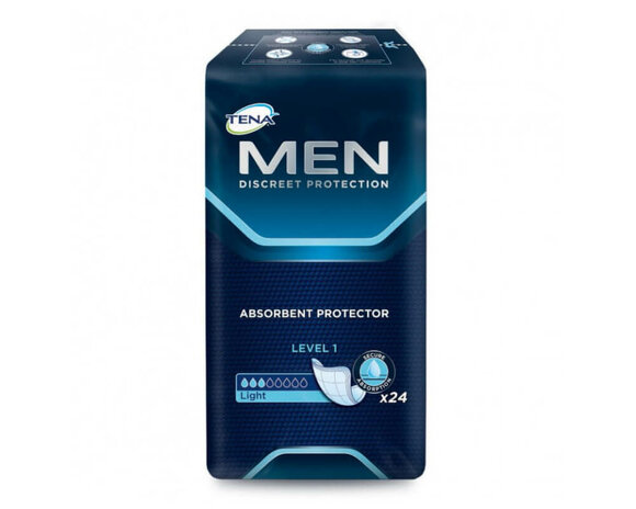 TENA Men Active Fit Level 1 Inkontinenz Einlagen - 1 x 24 Stk.