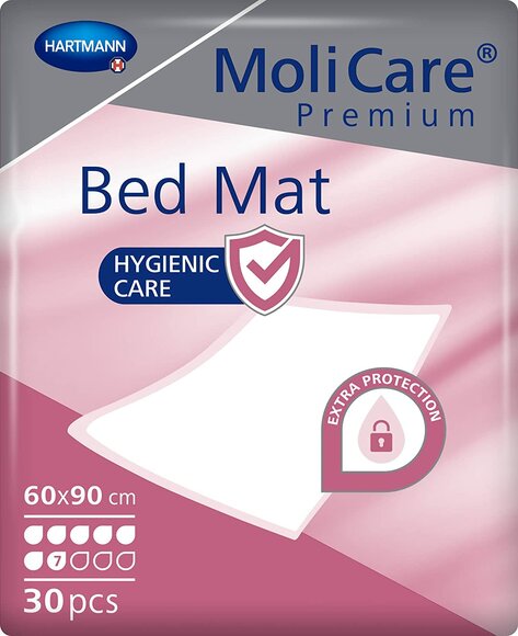 MoliCare Bettunterlagen - Premium Bed Mat 7Tr 60x90- 1 x 30 Stück