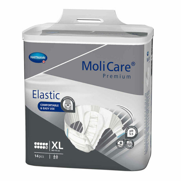 MoliCare Premium Elastic 10 Tropfen Gr. XL - 1 x 14 Stk.