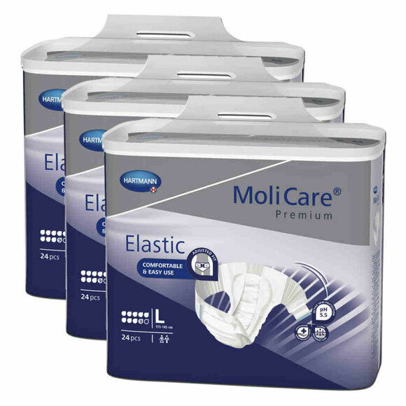 MoliCare Premium Elastic Slip (9Tr) 3 x 24 Stk.- Gr. L (Large)