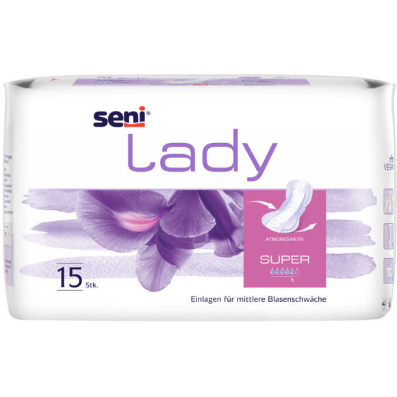 Seni Lady Super - atmungsaktiv Inhalt: 15 Stück