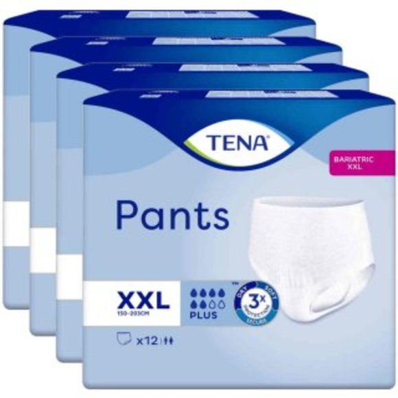 TENA Pants Bariatric Plus XXL - 4 x 12 Stk.