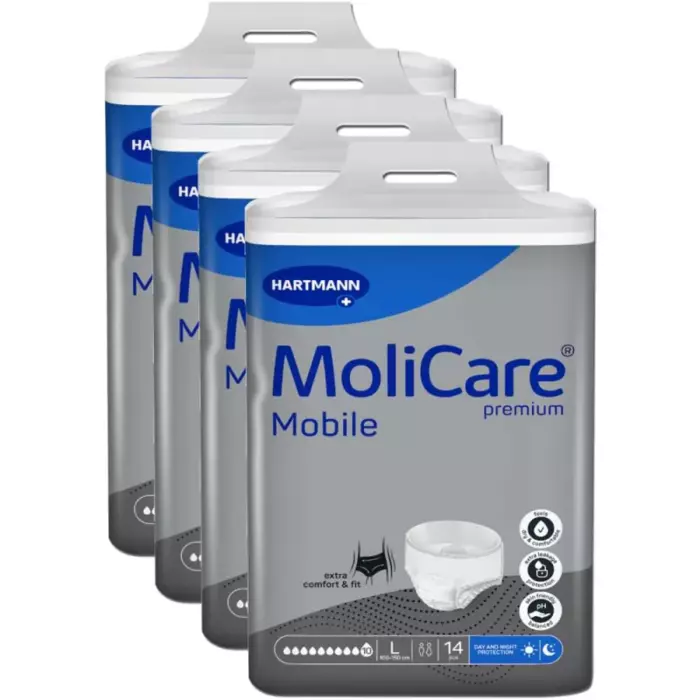 MoliCare Mobile Premium 10 Tropfen L (Large) - 4 x 14 Stk
