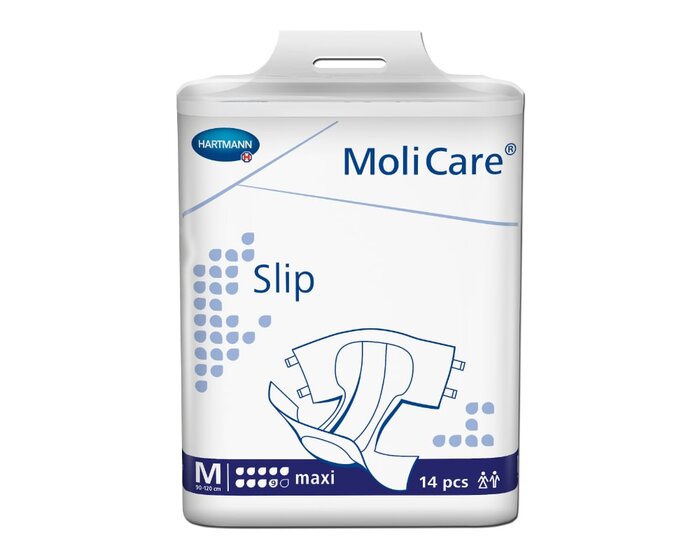 Molicare Premium Slip Maxi Größe M (Medium) - 1 x 14 Stk. - Alternative MoliCare Slip Maxi (9Tr) 14 Stk.