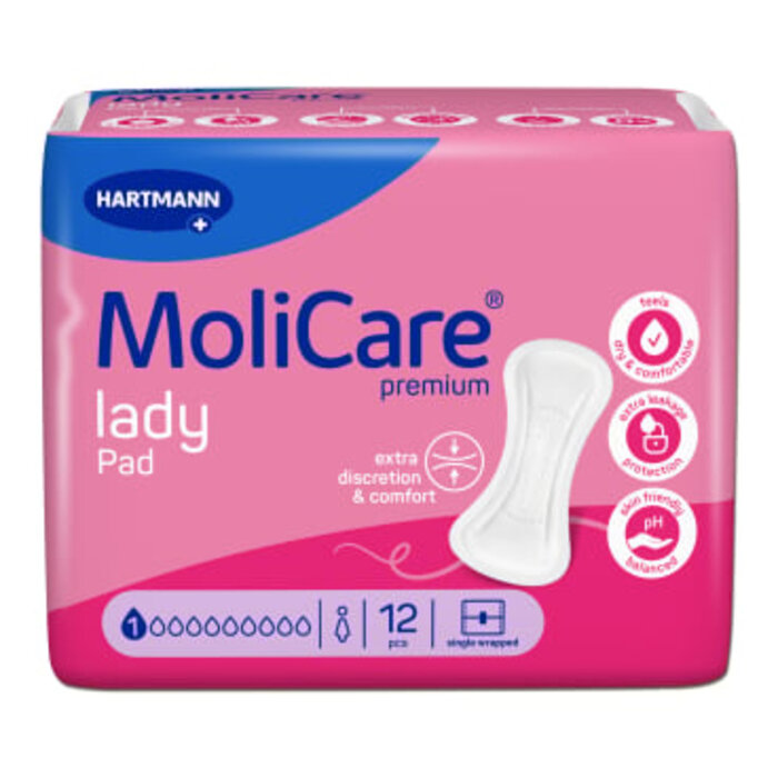 MoliCare Premium lady pad 1 Tropfen - 1 x 12 Stk.