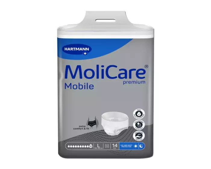 MoliCare Mobile Premium 10 Tropfen M (Medium) - 1 x 14 Stk (maxi. Saugstärke)