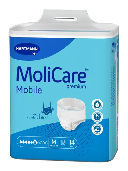 MoliCare Mobile 6 Tropfen M (Medium) - 1 x 14 Stück