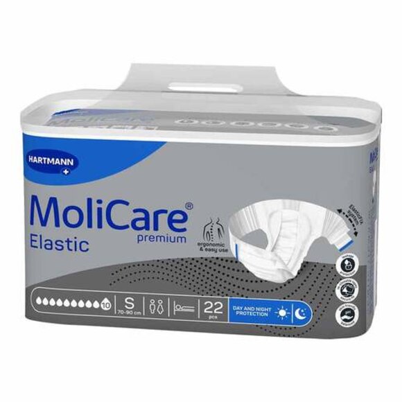 MoliCare Premium Elastic 10 Tropfen Gr. S (Small) - 3 x 22 Stk.