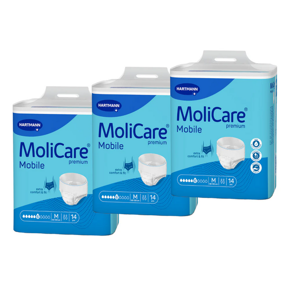 MoliCare Mobile 6 Tropfen M (Medium) / 3 x 14 Stück