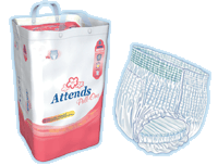 Attends Pants Pull-Ons SUPER 8 Large / 1 x 16 Stk.