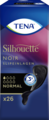 TENA Silhouette Slipeinlagen Normal Noir 10 x 26 schwarze Einlagen